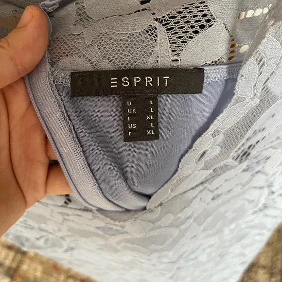 Light blue lace dress - Picture 2 of 4